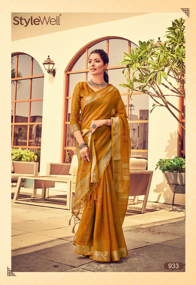 Stylewell Anupama 4 Fancy Ethnic Wear Wholesale Designer Printed Sarees Catalog